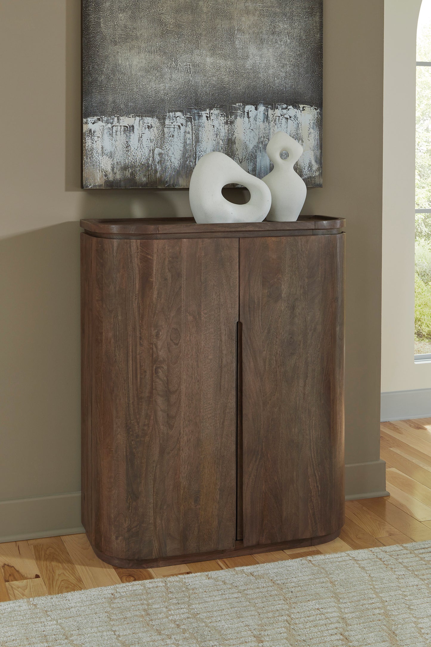 Landermont Bar Cabinet;Medium Brown