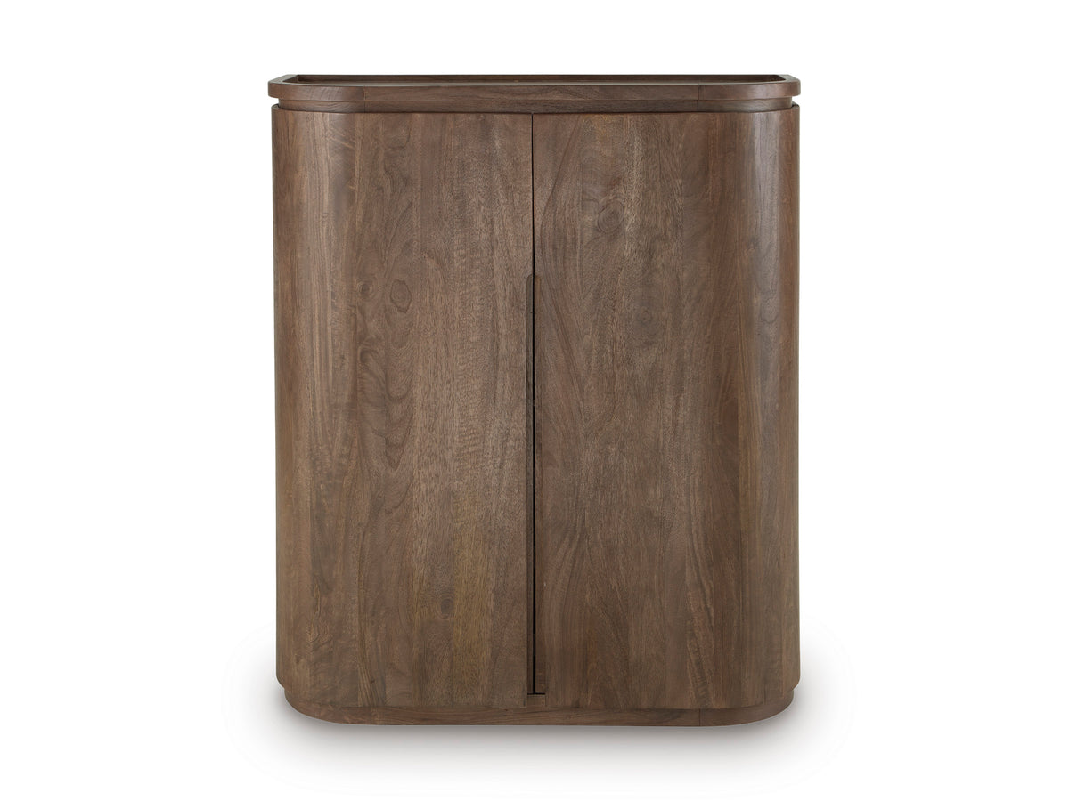 Landermont Bar Cabinet;Medium Brown