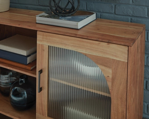 Adway Accent Cabinet;Natural Brown