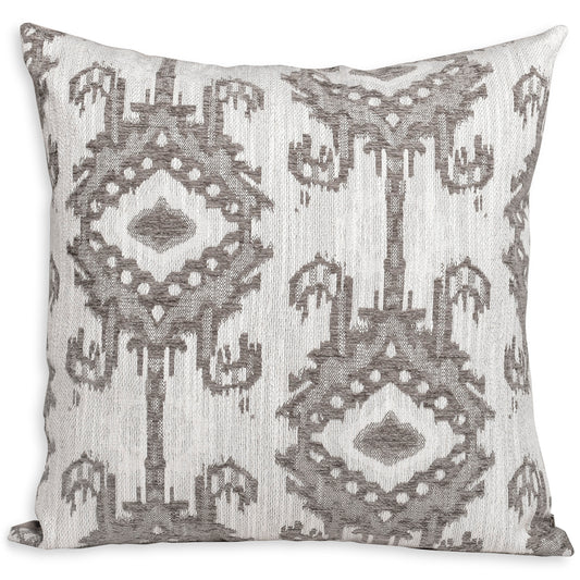 Pillow;White/Gray