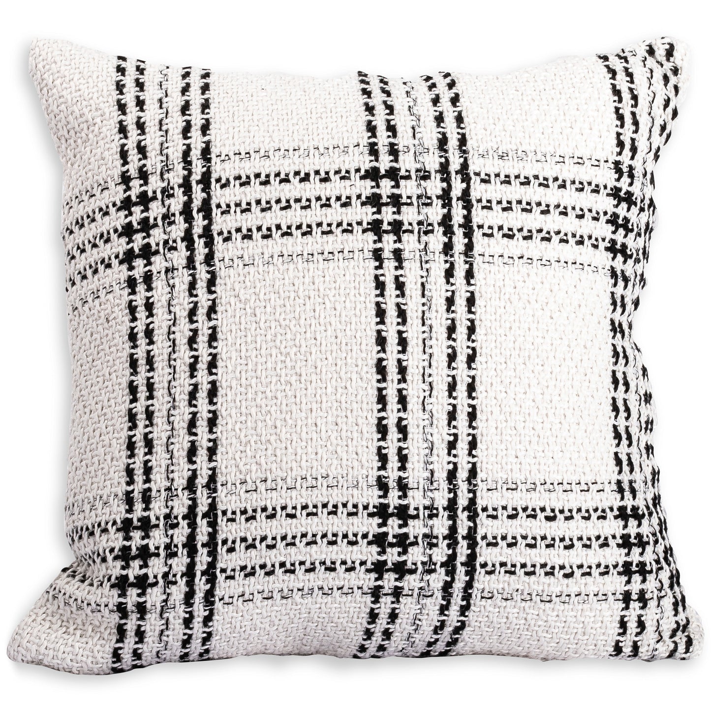 Pillow;White/Black