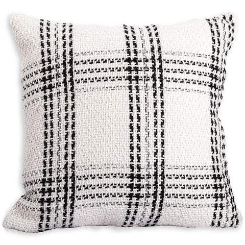 Pillow;White/Black