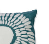 Pillow;White/Blue