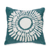 Pillow;White/Blue
