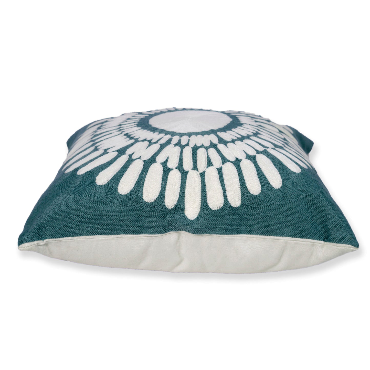 Pillow;White/Blue