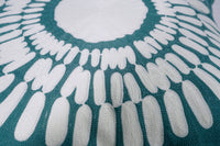 Pillow;White/Blue