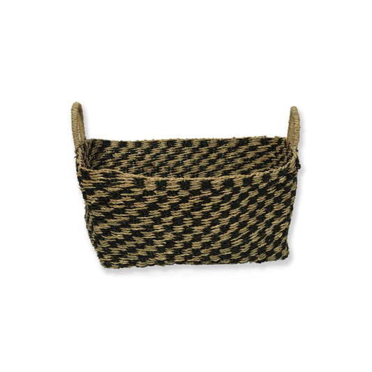 Basket(L);Natural/Black