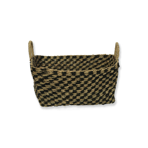 Basket(L);Natural/Black
