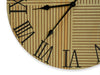 Wall Clock;Natural/Black
