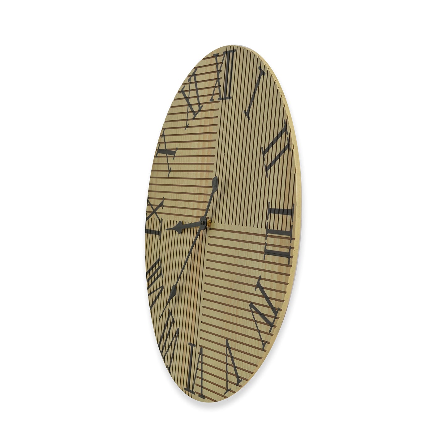 Wall Clock;Natural/Black