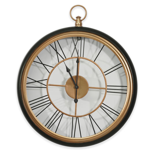 Wall Clock;Black/Champagne