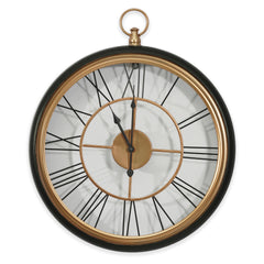 Wall Clock;Black/Champagne