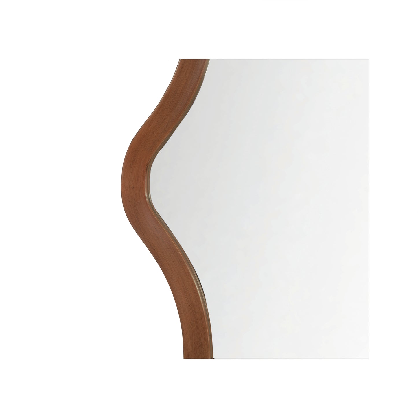 Accent Mirror;Brown