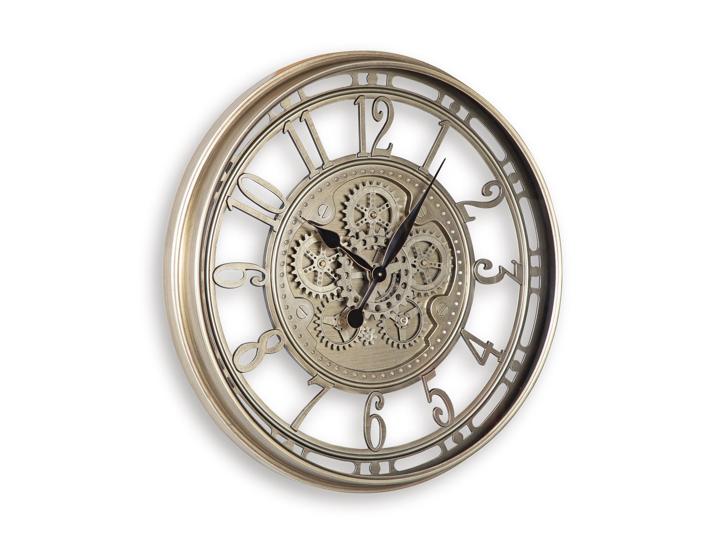 Gilover Wall Clock;Champagne Finish