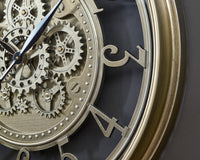 Gilover Wall Clock;Champagne Finish