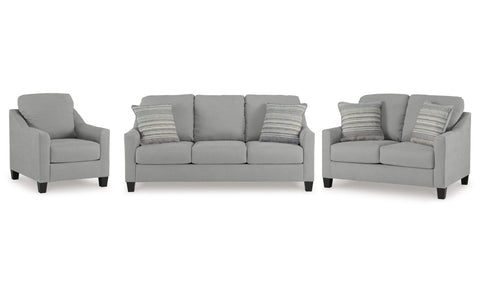 Adlai sofa set;Shadow