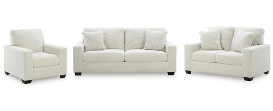 Amesley sofa set;Ivory