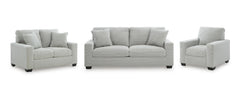 Amesley sofa set;Smoke