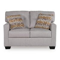 Mahoney Loveseat and Sofa;Wind