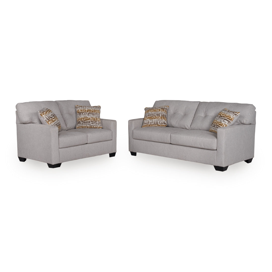 Mahoney Loveseat and Sofa;Wind