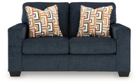 Aviemore Sofa and Loveseat; Ink