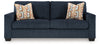 Aviemore Sofa and Loveseat; Ink