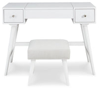 Thadamere Vanity/UPH Stool (2/CN);WHITE