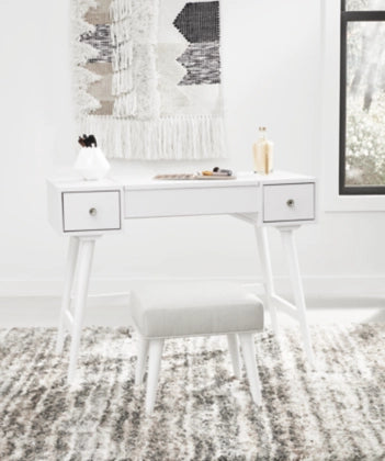 Thadamere Vanity/UPH Stool (2/CN);WHITE