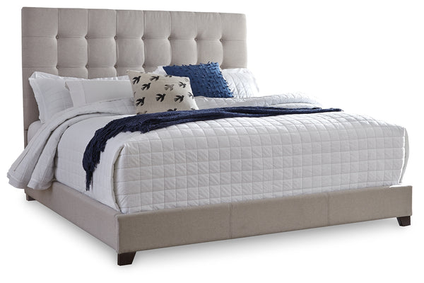 Dolante Queen Upholstered Bed;BEIGE