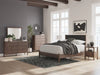 Cadmori King Panel Bed Set; Brown