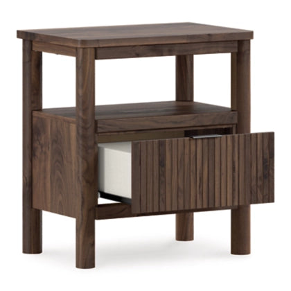 Cadmori One Drawer Night Stand; Brown