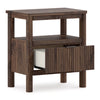 Cadmori One Drawer Night Stand; Brown