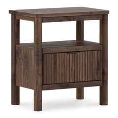 Cadmori One Drawer Night Stand; Brown