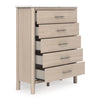 Cadmori Five Drawer Chest; Two Tone