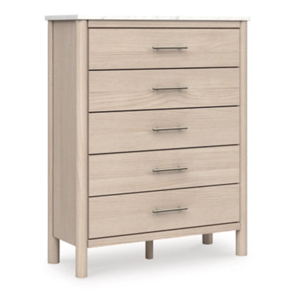 Cadmori Five Drawer Chest; Two Tone