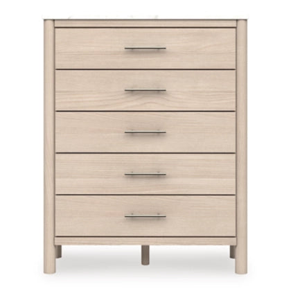 Cadmori Five Drawer Chest; Two Tone