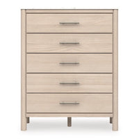 Cadmori Five Drawer Chest; Two Tone