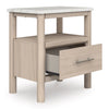 Cadmori One Drawer Night Stand; Two Tone