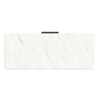 Fargenta Five Drawer Chest; Black/White