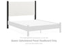 Fargenta Queen Upholstered Panel Headboard