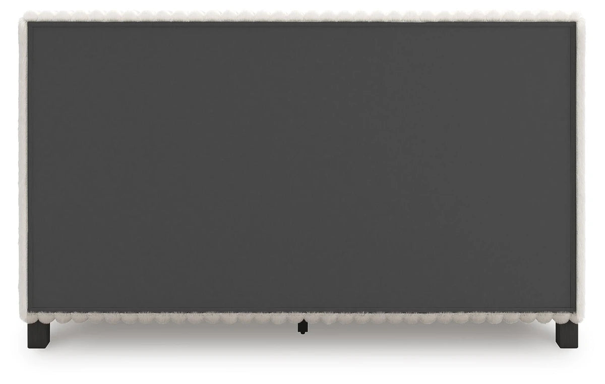 Birmonton Queen Upholstered Bed;Gray
