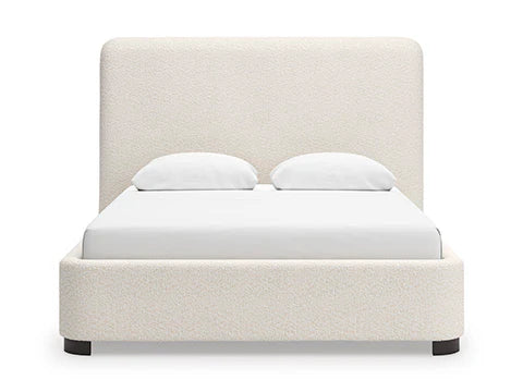 Whittgate Queen Upholstered Bed with Roll Slats;Beige