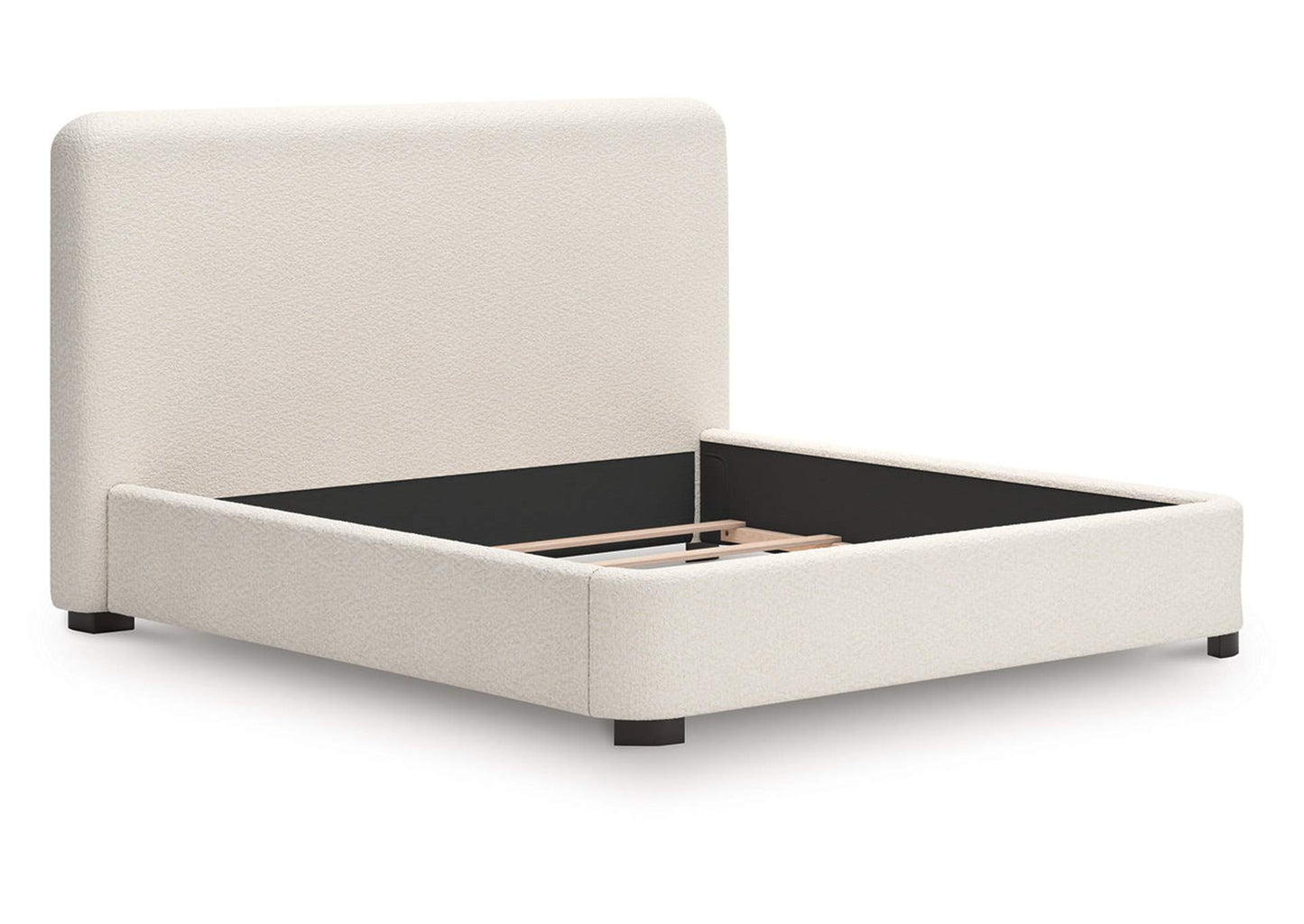 Whittgate King UPH Bed w/Roll Slats; Beige
