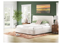 Whittgate King UPH Bed w/Roll Slats; Beige