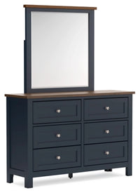 Landocken Queen Bedroom Set;Brown/Blue
