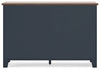 Landocken Dresser;Brown/Blue