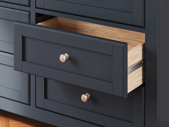 Landocken Dresser;Brown/Blue