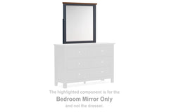 Landocken Bedroom Mirror;Brown/Blue