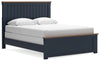 Landocken Queen Bedroom Set;Brown/Blue