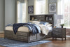 Caitbrook Queen Storage Bed;Gray